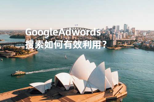Google Adwords 搜索如何有效利用？